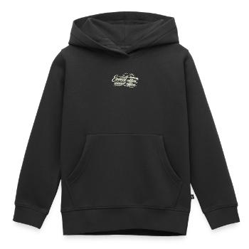 Einmal offen, immer offen  Cabrio Spruch Retro - Kinder Premium Organic Hoodie - Schwarz - Vorne - AI Model Kid Male (0cm)