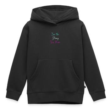 Zwillinge Mama Zwilling Mutter Geschenk - Kinder Premium Organic Hoodie - Schwarz - Vorne - AI Model Kid Male (0cm)