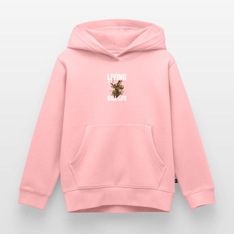 Python roi Serpents Amateurs de terrarium Python Sweat Premium à capuche enfant bio