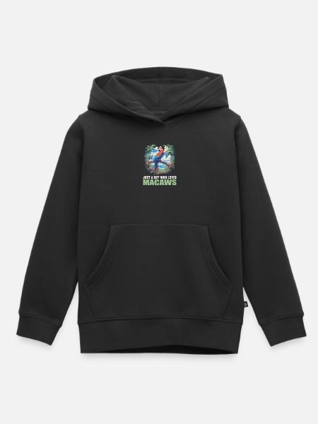 Aras Ara - Kinder Premium Organic Hoodie - Schwarz