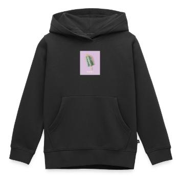 Design de glace au cactus doux mais piquant - Sweat Premium à capuche enfant bio - noir - Devant - AI Model Kid Male (0cm)