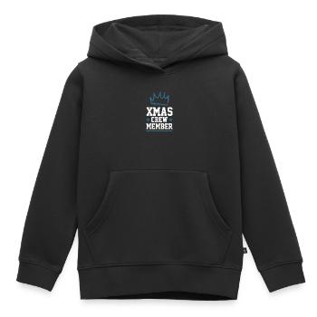 Xmas Crew - Kinder Premium Organic Hoodie - Schwarz - Vorne - AI Model Kid Male (0cm)
