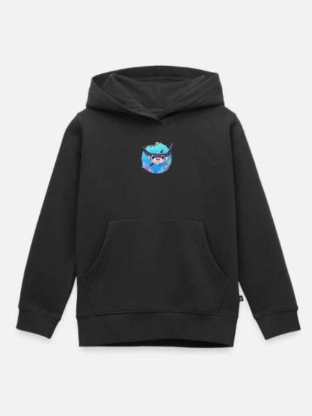 Rochen Mantarochen - Kinder Premium Organic Hoodie - Schwarz