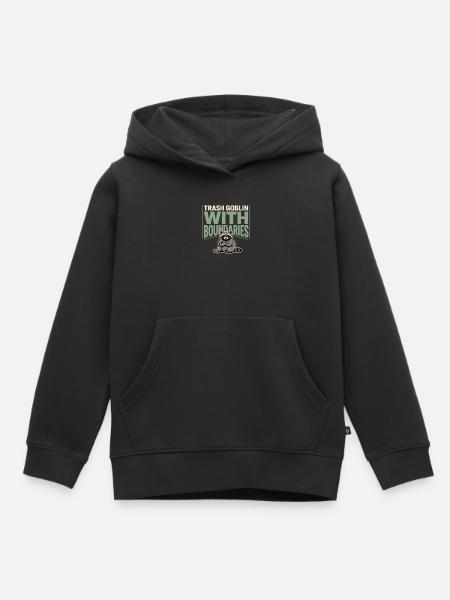 Waschbär Lustiges - Kinder Premium Organic Hoodie - Schwarz