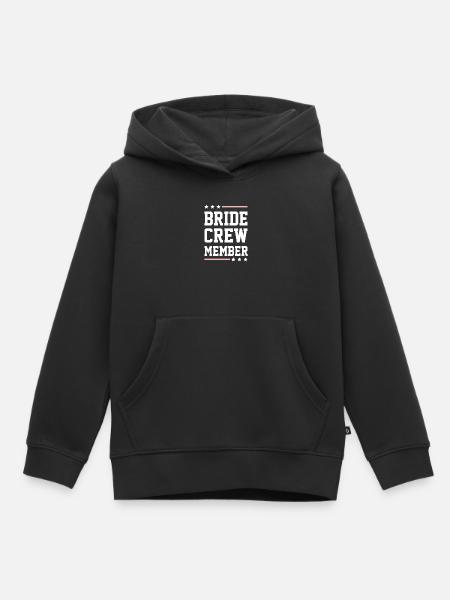 Bride Crew - Kinder Premium Organic Hoodie - Schwarz