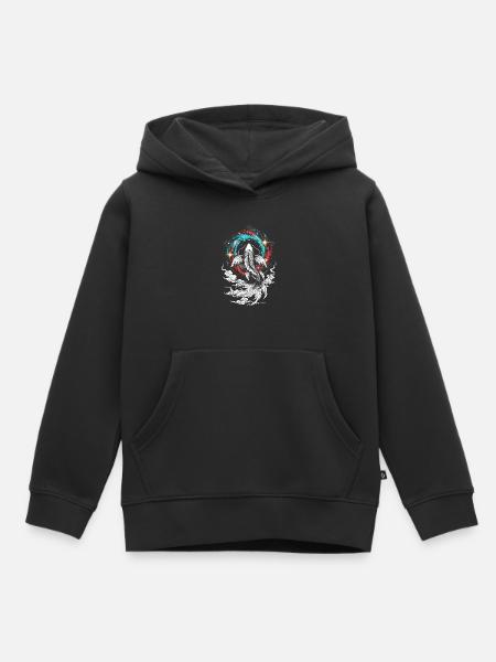 Himmlische Koi ⭐ - Kinder Premium Organic Hoodie - Schwarz