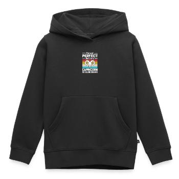 Sternzeichen Steinbock - Kinder Premium Organic Hoodie - Schwarz - Vorne - AI Model Kid Male (0cm)