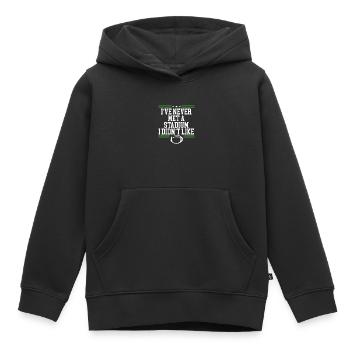 I've never seen a stadium - Kids Premium Organic Hoodie - black - Front - AI Model Kid Male (0cm)