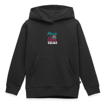 Troupe de carnaval - Sweat Premium à capuche enfant bio - noir - Devant - AI Model Kid Male (0cm)