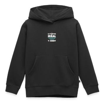 The ideal Uncle look no further is me - Kids Premium Organic Hoodie - black - Front - AI Model Kid Male (0cm)