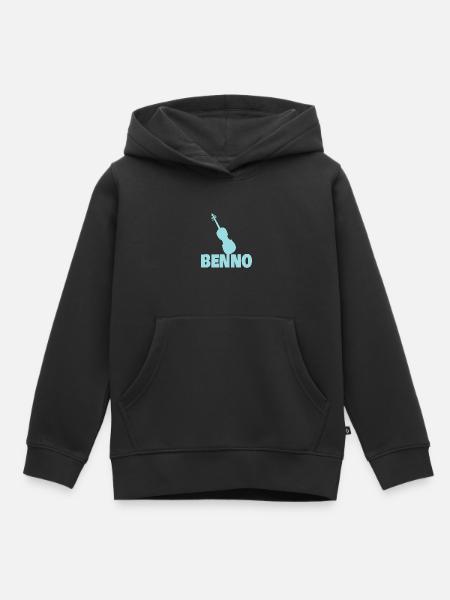 Benno als Bratsche - Kinder Premium Organic Hoodie - Schwarz