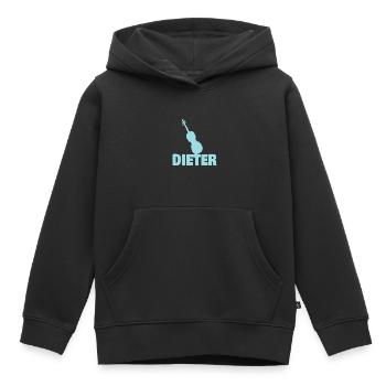 Bratsche Dieter - Kinder Premium Organic Hoodie - Schwarz - Vorne - AI Model Kid Male (0cm)