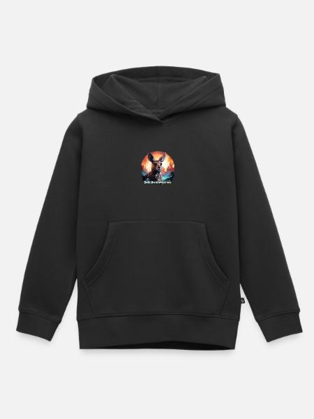 Safe the Kangaroos - Kinder Premium Organic Hoodie - Schwarz
