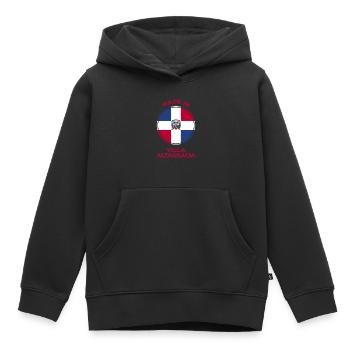 Villa Altagracia République dominicaine - Sweat Premium à capuche enfant bio - noir - Devant - AI Model Kid Male (0cm)