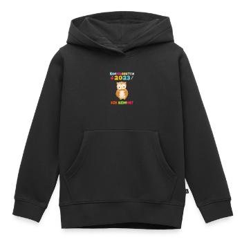 Kindergarten 2023 Ich Komme Jungen Kita Geschenk - Kinder Premium Organic Hoodie - Schwarz - Vorne - AI Model Kid Male (0cm)