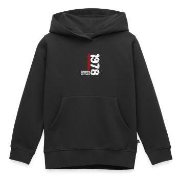 1978 September Limited Edition 45. Geburtstag Deko - Kinder Premium Organic Hoodie - Schwarz - Vorne - AI Model Kid Male (0cm)