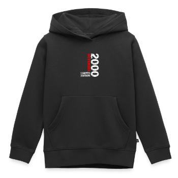 2000 novembre édition limitée 23e anniversaire décoration - Sweat Premium à capuche enfant bio - noir - Devant - AI Model Kid Male (0cm)