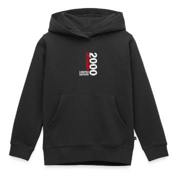 2000 décembre édition limitée 23e anniversaire décoration - Sweat Premium à capuche enfant bio - noir - Devant - AI Model Kid Male (0cm)