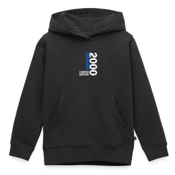2000 décembre édition limitée 23e anniversaire décoration - Sweat Premium à capuche enfant bio - noir - Devant - AI Model Kid Male (0cm)