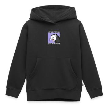 Opossum - Kinder Premium Organic Hoodie - Schwarz - Vorne - AI Model Kid Male (0cm)