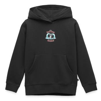Es ist Montag - Kinder Premium Organic Hoodie - Schwarz - Vorne - AI Model Kid Male (0cm)