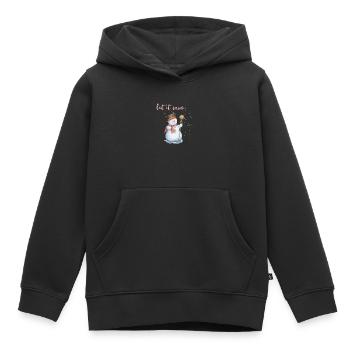 let it snow - Kinder Premium Organic Hoodie - Schwarz - Vorne - AI Model Kid Male (0cm)