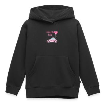 Polizeiauto Ich bin jetzt 2 Geburtstag Rosa - Kinder Premium Organic Hoodie - Schwarz - Vorne - AI Model Kid Male (0cm)