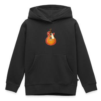 Les Paul - Kinder Premium Organic Hoodie - Schwarz - Vorne - AI Model Kid Male (0cm)