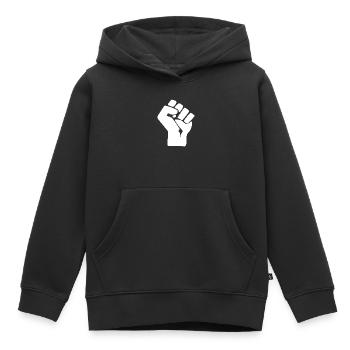 Faust - Kinder Premium Organic Hoodie - Schwarz - Vorne - AI Model Kid Male (0cm)