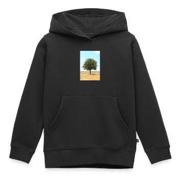 Baum, Umwelt, Natur - Kinder Premium Organic Hoodie - Schwarz - Vorne - AI Model Kid Male (0cm)