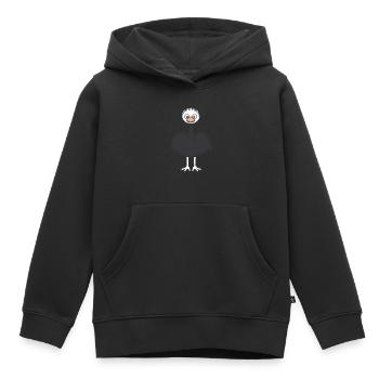 Strauß - Kinder Premium Organic Hoodie - Schwarz - Vorne - AI Model Kid Male (0cm)