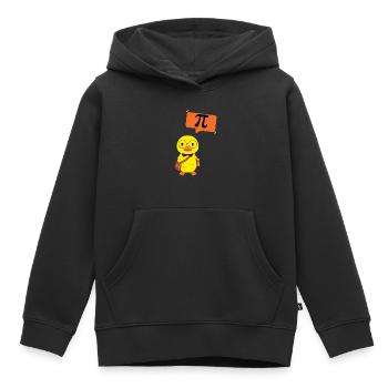 chick nerd- funny geek gift idea - Kids Premium Organic Hoodie - black - Front - AI Model Kid Male (0cm)