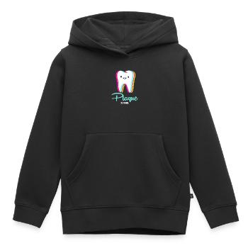 dentist - Kids Premium Organic Hoodie - black - Front - AI Model Kid Male (0cm)