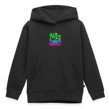 Festival - Kinder Premium Organic Hoodie - Schwarz - Vorne - AI Model Kid Male (0cm)