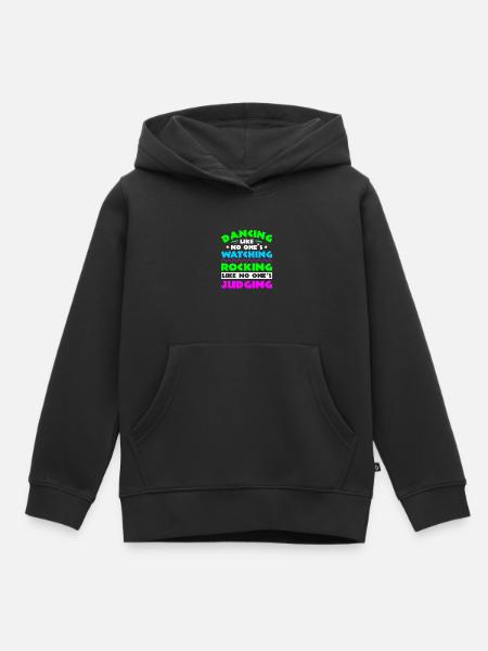 Festival - Kinder Premium Organic Hoodie - Schwarz