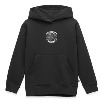 Gothique - Sweat Premium à capuche enfant bio - noir - Devant - AI Model Kid Male (0cm)