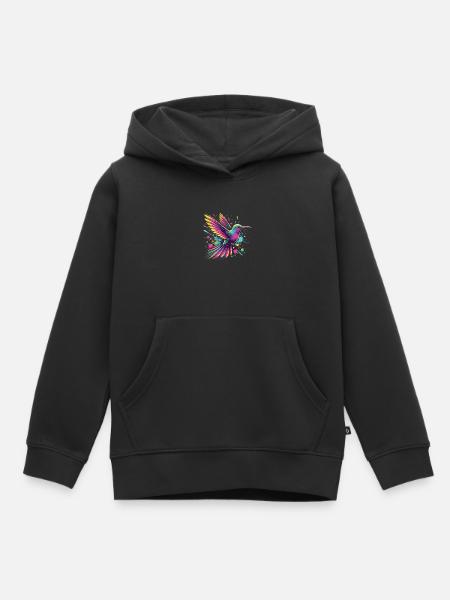 Exotisch - Kinder Premium Organic Hoodie - Schwarz