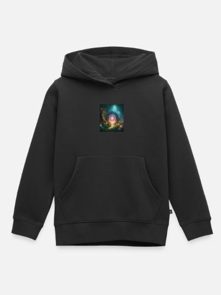 Märchen - Kinder Premium Organic Hoodie - Schwarz
