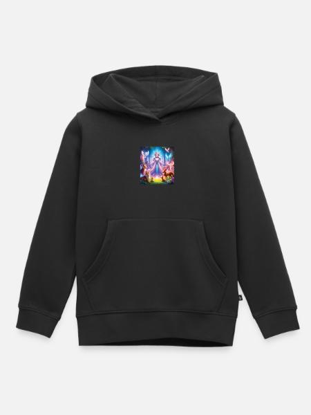 Märchen - Kinder Premium Organic Hoodie - Schwarz