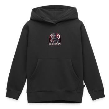 Roter Ninja Fünften 5 Geburtstag Junge Geschenk - Kinder Premium Organic Hoodie - Schwarz - Vorne - AI Model Kid Male (0cm)