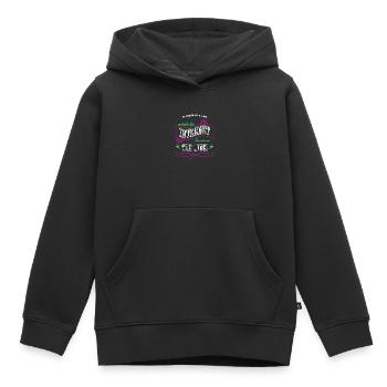 informatique humour drôle citation présent - Sweat Premium à capuche enfant bio - noir - Devant - AI Model Kid Male (0cm)