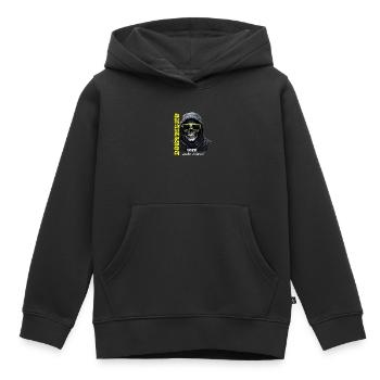 Dortmund und nicht anders! Dortmunder Ultras - Kinder Premium Organic Hoodie - Schwarz - Vorne - AI Model Kid Male (0cm)