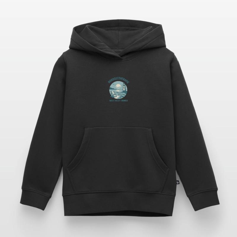 Nordseetherapie - Watt hilft immer Kinder Premium Organic Hoodie