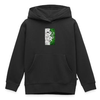 Steiermark - Kinder Premium Organic Hoodie - Schwarz - Vorne - AI Model Kid Male (0cm)