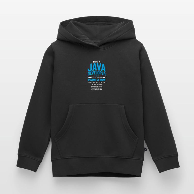 Java Developer Kinder Premium Organic Hoodie