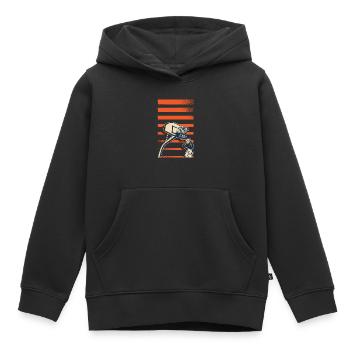 Basketball Basketballer - Kinder Premium Organic Hoodie - Schwarz - Vorne - AI Model Kid Male (0cm)