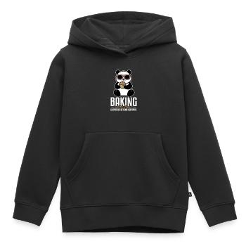 Cuisiner avec Flair Cupcakes au-delà de Compare - Sweat Premium à capuche enfant bio - noir - Devant - AI Model Kid Male (0cm)