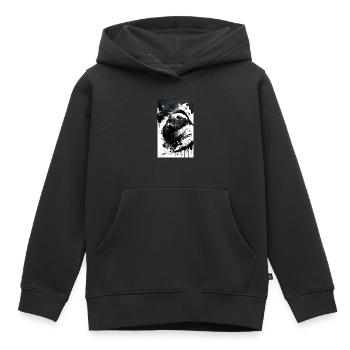 Walross-Wunderland - Kinder Premium Organic Hoodie - Schwarz - Vorne - AI Model Kid Male (0cm)