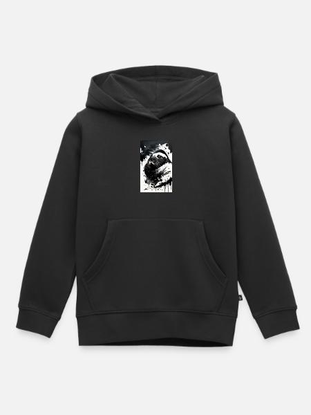Walross-Wunderland - Kinder Premium Organic Hoodie - Schwarz