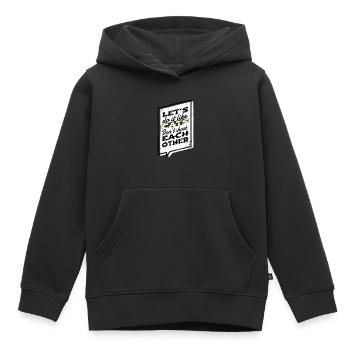 Bday désarmement des années 1960 paix mouvement oiseau heureux - Sweat Premium à capuche enfant bio - noir - Devant - AI Model Kid Male (0cm)